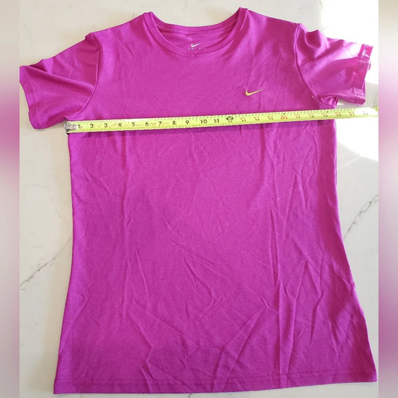 3 Dri-Fit Nike Tees Women Large Pink Magenta Purple Green - Picture 4 of 13